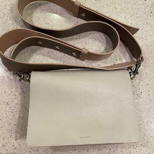 AllSaints Zep Multi-Color Leather Crossbody Bag